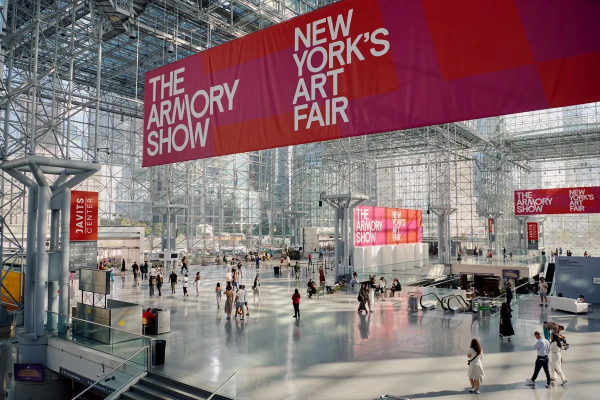 photo of the Javits Center during the Armory Show